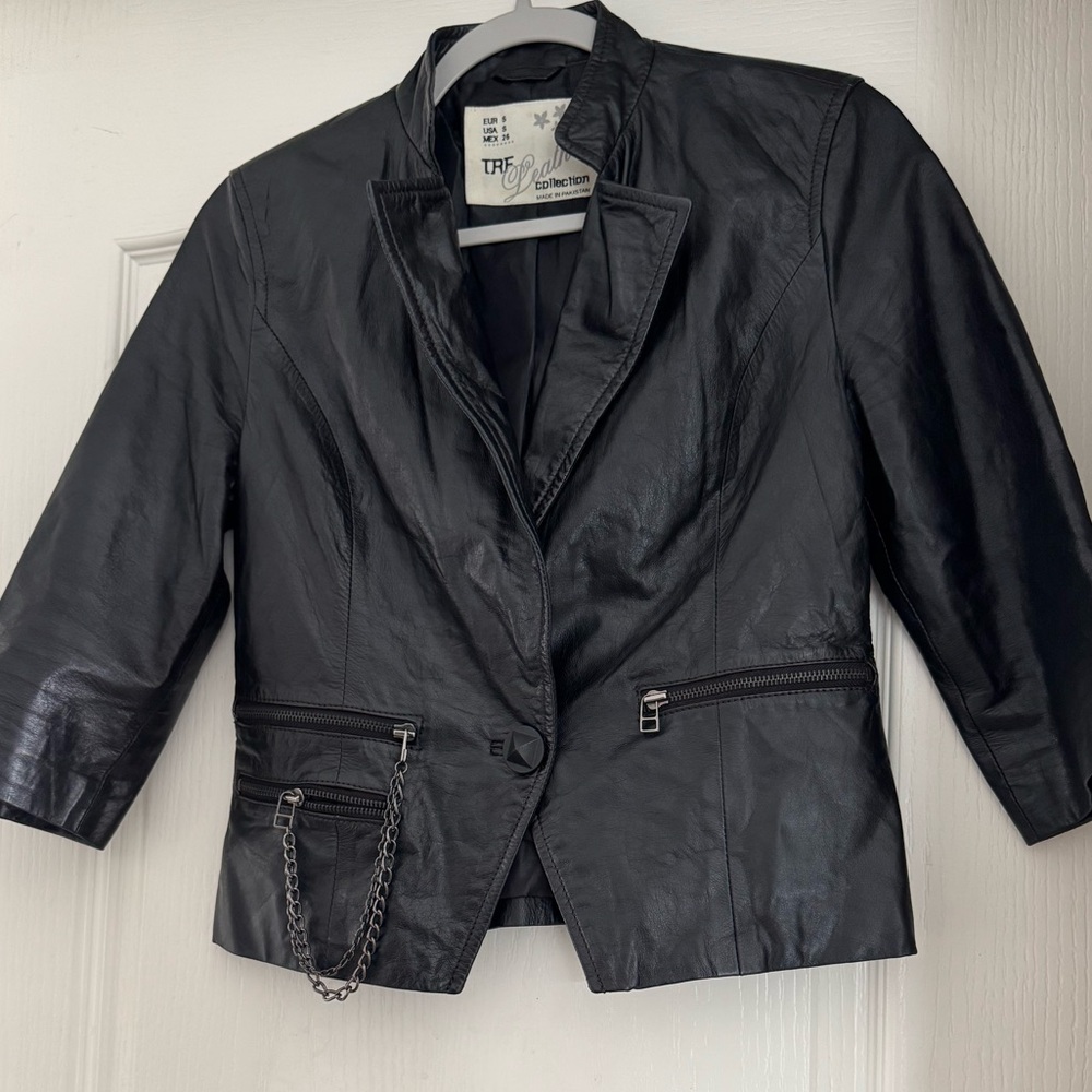 Zara-Women’s Leather Jacket